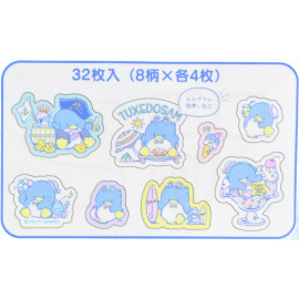 Sanrio Summer Flake Sticker with T-Shirt Shape Case - Tuxedo Sam