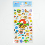 Sanrio Summer Stickers (Gold Leaf Type) - Gudetama