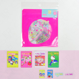 Sun-Star Stationery Sticker Set with Case x Sanrio Characters Ichigo Shinbun [S8573573] - Pink