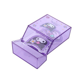 SUN-STAR Stationery Sticker and Case Set x Sanrio Y2K [S8590664] - Kuromi