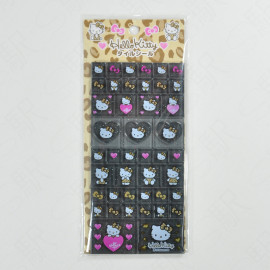 NIC Tile Seal Sanrio Hello Kitty Goods 90's [KT19-04] - Leopard Black