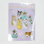 Sun-Star Stationery Big Clear Sticker mofusand x Sanrio [S8589038] - Plush Toy