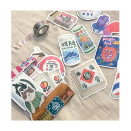 YARN BALL Waterproof Sticker Set [TFL018] - Signage and Snacks