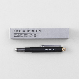 Traveler's Factory Brass Ballpen x ACE Hotel "Black" [07100-621]