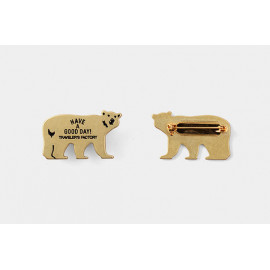Traveler's Factory Brass Badge [07100-926] - Bear