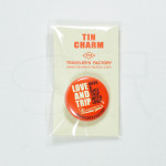 Traveler's Factory Tin Badge - LOVE AND TRIP - TIN Charm [07151-434]