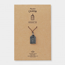 Traveler's Factory Pewter Charm [07100-015] - Baggage Tag