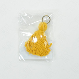 Traveler's Factory Short Finger Tassel Cotton Charm [07151-468] - Mustard