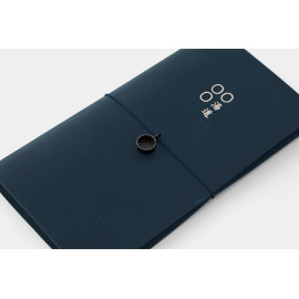 Traveler's Notebook Pewter Charm x YUDO [07101-043] - Wooden Basin