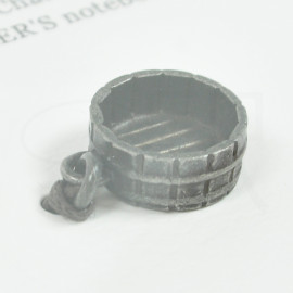 Traveler's Notebook Pewter Charm x YUDO [07101-043] - Wooden Basin