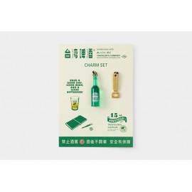 Traveler's Notebook x Taiwan Beer at Eslite Bookstore Charm Set
