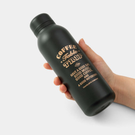 Traveler's Factory Stainless Bottle [Coffee Table Trip] - Black 