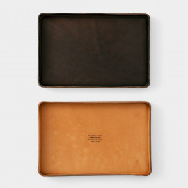 Traveler's Factory BVS Molded Leather Tray [07100-688] - Brown 