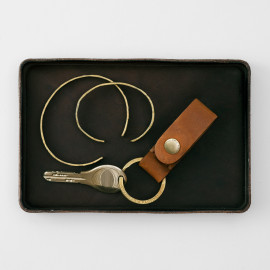 Traveler's Factory BVS Molded Leather Tray [07100-688] - Brown 