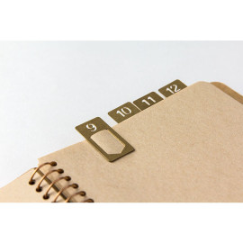 Traveler's Company Brass [43080-006] - NUMBER CLIPS