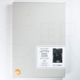 Traveler's Factory Leather Book Cover - Camel