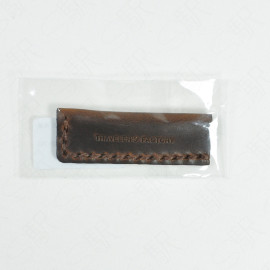 Traveler's Factory Leather Case for Higonokami Foldable Knife Bean-Size (07100-743) - Brown