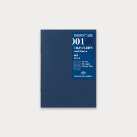 Traveler's Notebook Passport Size Refill 001 [14368-006] - Lined *
