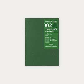 Traveler's Notebook Passport Size Refill 002 [14369-006] - Grid *