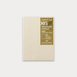 Traveler's Notebook Passport Size Refill 005 [14371-006] - Lightweight Paper *