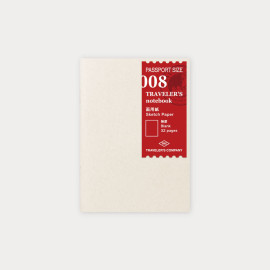 Traveler's Notebook Passport Size Refill 008 [14372-006] - Drawing Paper *