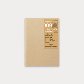Traveler's Notebook Passport Size Refill 009 [14373-006] - Kraft Paper *
