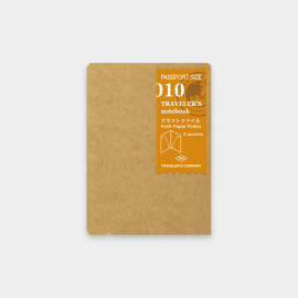 Traveler's Notebook Passport Size Refill 010 [14334-006] - Kraft File 