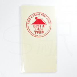 Traveler's Notebook Refill for Regular Size - TFA New Year Event 2022 "NEW YEAR LOTTERY" - White