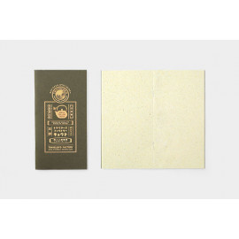 TRAVELER'S Notebook Refill for Regular Size KYOTO EDITION [07100-887] - Washi Green Tea Leaf