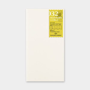 Traveler's Notebook Regular Size Refill 032 [14469-006] - Accordion Fold Paper