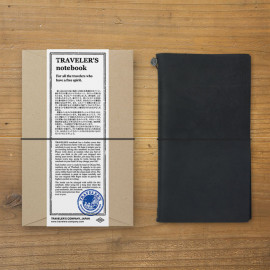 Traveler's Notebook Starter Kit Regular Size [13714-006] - Black