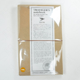 Traveler's Notebook Starter Kit Regular Size X To&Fro Collaboration [07101-129] Camel