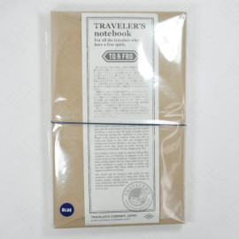 Traveler's Notebook Starter Kit Regular Size X To&Fro Collaboration [07101-752] Blue