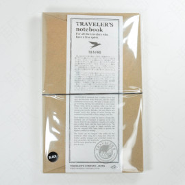 Traveler's Notebook Starter Kit Regular Size X To&Fro Collaboration [07101-127] Black