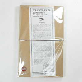 Traveler's Notebook Starter Kit Regular Size X To&Fro Collaboration [07101-128] Brown