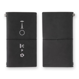 Traveler's Notebook Starter Kit Regular Size [15351-006] - Tokyo Edition (Black)