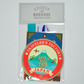 Traveler's Factory Original Baggage Sticker Narita Limited Edition Set