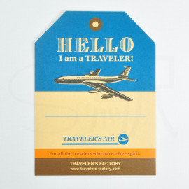 Traveler's Factory Original Baggage Sticker Narita Limited Edition - HELLO I am a Traveler!