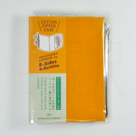 Traveler's Notebook x B-Sides & Rarities Passport Size Cotton Zipper Case [14443-006] - Mustard