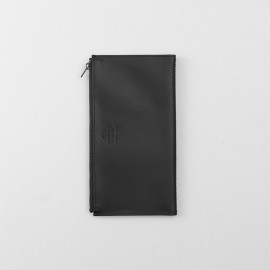 Traveler's Notebook Leather Zipper Case Regular Size [07100-625]- Black