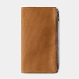 Traveler's Notebook Cotton Zipper Case Regular Size [07101-140] - Camel