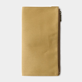 Traveler's Notebook Cotton Zipper Case Regular Size [07101-141] - Beige