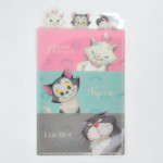 Disney Store Exclusive Die-Cut Pencil Board with Pocket [Marie, Figaro and Lucifer]