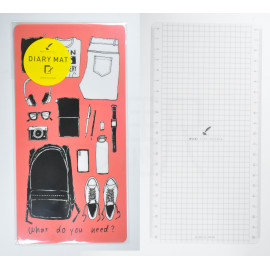Traveler's Notebook Underlay Plastic Sheet 2021 (Regular size) 4902805402279