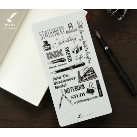 Waki Stationery Pencil Board for Traveler's Notebook Regular Size