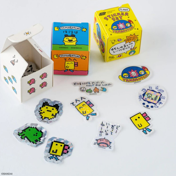 Hobonichi Flake Stickers Set - Tamagotchi (2026) Hobonichi Flake Stickers Set - Tamagotchi (2026)