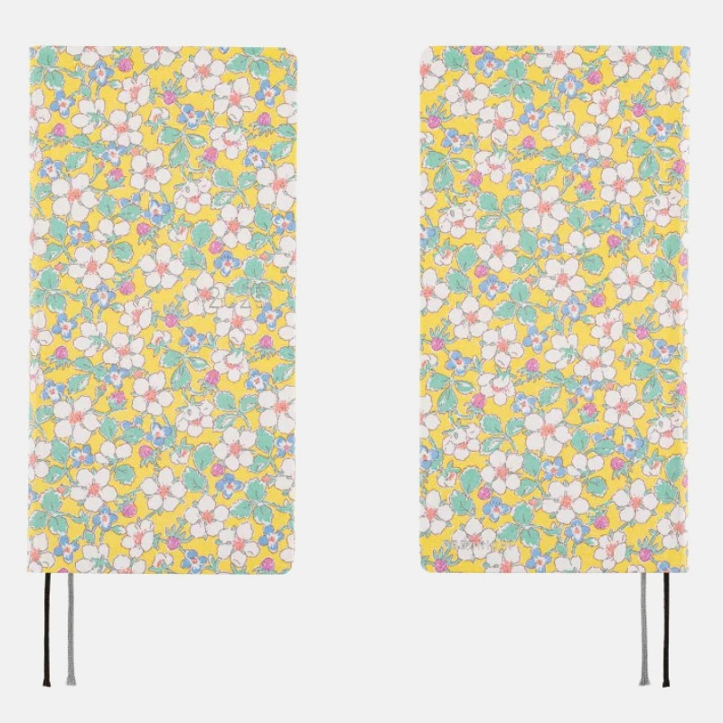 Hobonichi Weeks Book (English) JANUARY 2025 - Liberty Fabrics: Paysanne Blossom