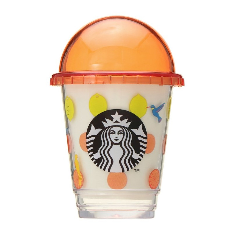 Orange Starbucks Cup