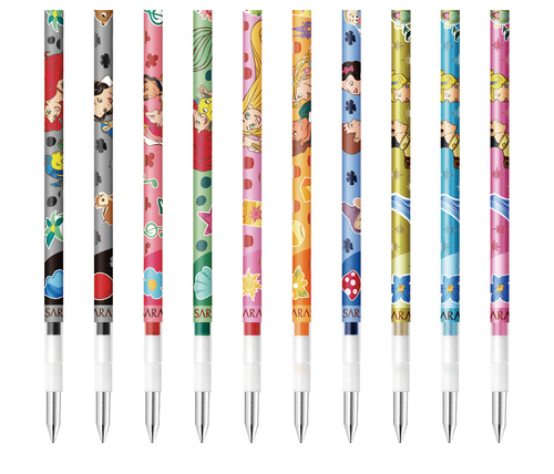 Details about   Disney Cinderella Zebra SARASA select 3-Way Pen Barrel with 4 pcs refills 