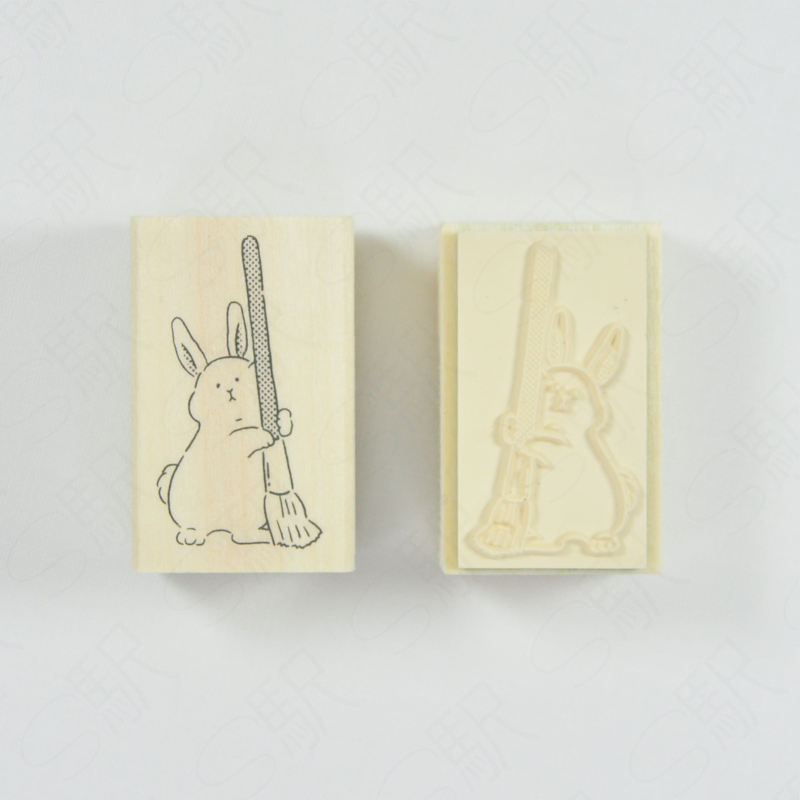 Beverly Stamp Maste No Aibou [TSW-122] - Rabbit and Fude Ink